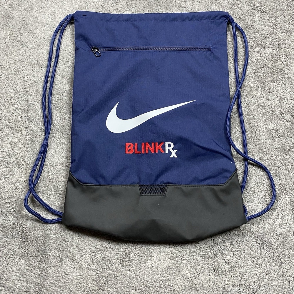 Nike BlinkRx Drawstring Bag Training Blue Navy